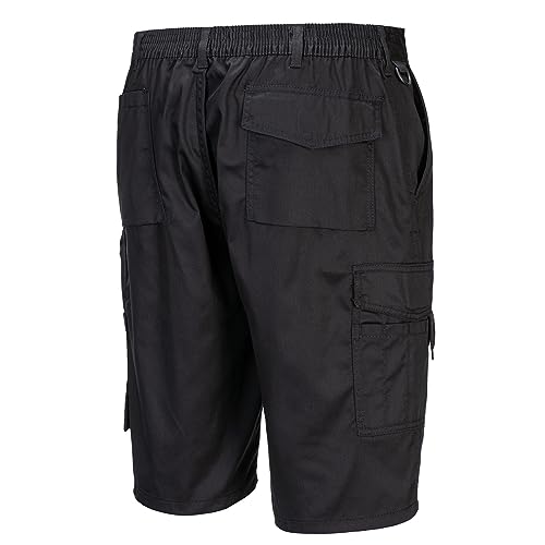 Image of Portwest S790 High Performance Comfort Combat Shorts Black, Small