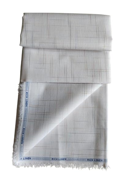 MAKHANCHOR Cotton Linen Blend Unstitched Shirt Fabric (11059)-picture-16