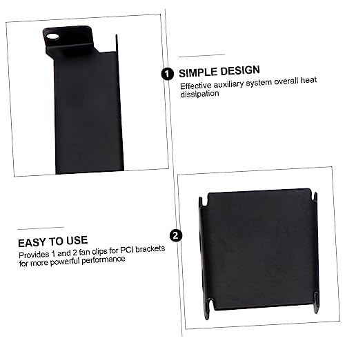 Kit soporte para ventiladores de tarjeta gráfica 3 piezas OSALADI miniatura 2