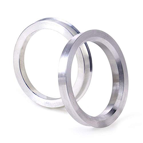 Image of ZHTEAPR 4pc Wheel Hub Centric Rings 73.1 to 64.1 - OD=73.1mm ID=64.1mm - Aluminium Alloy Wheel Hubrings 64.1 to 73.1