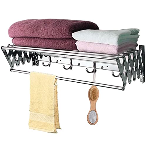 Étendoir à linge mural extensible et pliable pour un séchage compact et rapide