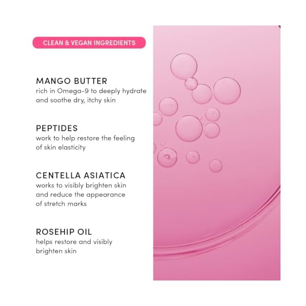 Evereden Nourishing Stretch Mark Cream (4 fl.oz): Clear & Vegan Stretch Mark Cream for Being pregnant and Postpartum | Being pregnant Stretch Mark Prevention | Wealthy in Nutritional vitamins & Minerals - Image 5