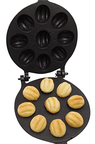 Walnut Cookie Mold Maker 9 Non-Stick - Oreshki Mold Maker - Walnut Cookie Molds - Орешница Russian - Oreshki Maker - Walnut Cookie Maker Oreshek - Nutty Maker - Oreshnitsa Nut Cookies Maker