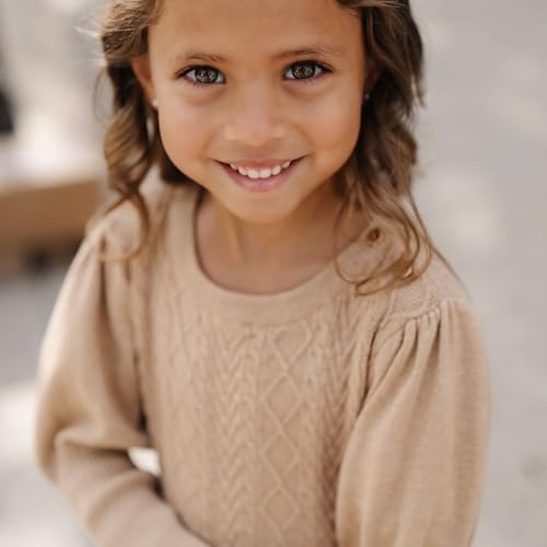 Image of Hope & Henry Girls' Milano Tipped Sweater Dress