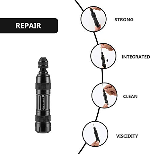 BESPORTBLE 1 conjunto de reparo de pneu sem câmara de ar para ciclismo com garfo de vedação de pneu