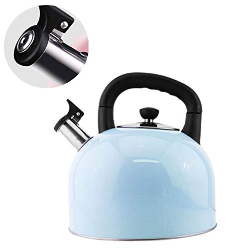 4L / 5L Große Kapazität Schnellheizung Herdplatte Kaffeekanne Wasserkocher Edelstahl Induktionskochfeld Pfeifkessel Mit hitzebeständigem Griff Für