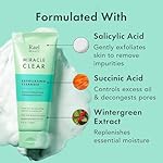 Rael Face Wash, Miracle Clear – Gentle Exfoliating Cleanser with Succinic Acid & Minerals, Korean Skin Care (5 fl oz) - Image 4