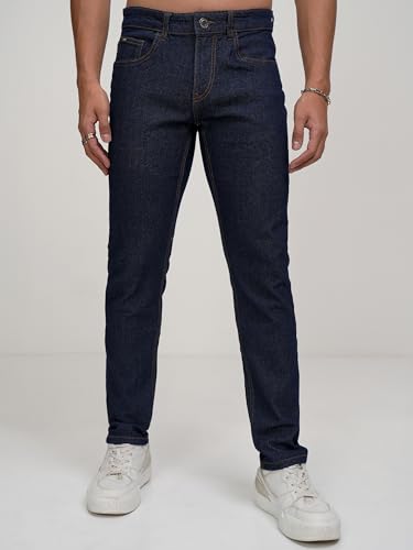 Image of Highlander Men's Straight Fit Jeans | Mid Rise | Stretchable Fabric | Designed for Comfort & Ease of Movement| Jeans for Man