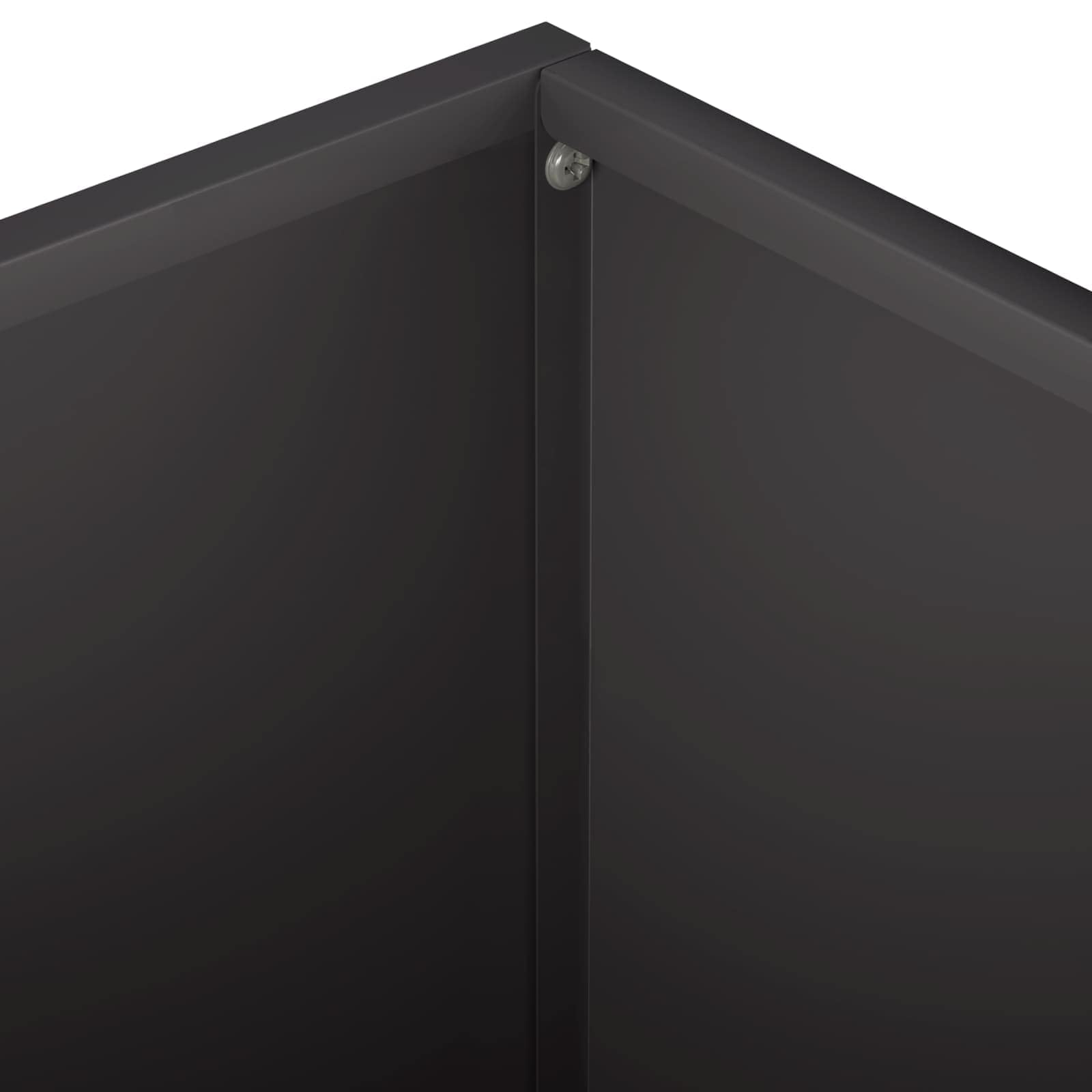 Genérico Macetero de Jardín Negro 40 x 40 x 30 cm Acero Laminado en frío,Casa y jardín,Maceteros y jardineras,3.9 kg-8005036