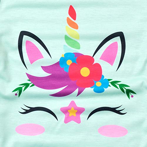 QPANCY Matching Girls & Dolls Pajamas Unicorn Pj Sets Summer Cotton Sleepwear …4