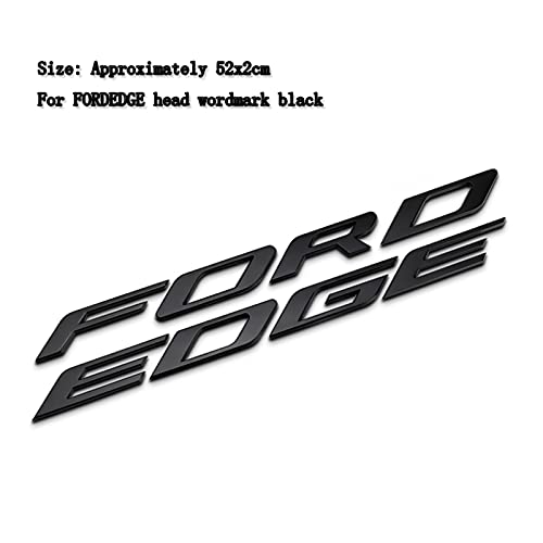 DEMANDER 52 * 2 cm Auto Badge Sticker Fit for Ford Edge Separation Letter Solid Zinc Alloy Modified Car Shape Logo 3D… - Image 4