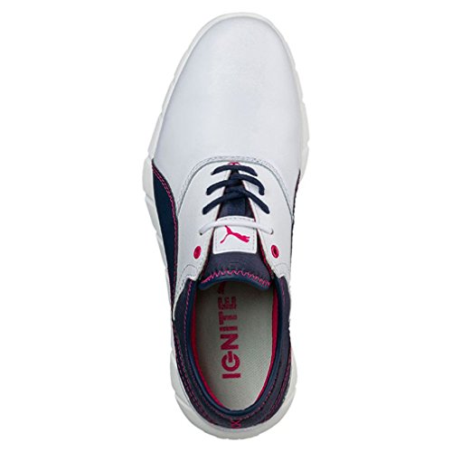 Puma Ignite Spikeless WMNS White Peacoat Bright Rose - Image 4