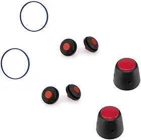2 Kits Borracha Panela Pressão 2,5L e 4,5L pino e válvula