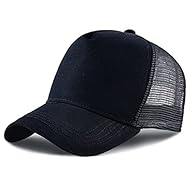 Pre curved peak for style, fit & comfort,Mesh back, available with contrasting colours HIGH QUALITY - These baseball cap are cotton material, very light, breathable and well absorb sweat. Ideal for all seasons of daily use and for outdoor activities ...