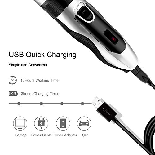 Bonve Pet Dog Clippers, Dog Grooming Kit Quiet Electric Pet Clippers Cordless Rechargeable Professional Dog Hair… - Image 6