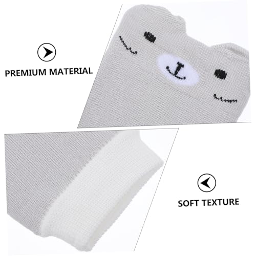 Cartoon Slip Knee Pad Thick Long Leg Warmer for Boy Girl Soft Elastic Pads Eye Bear for Comfortable Crawling Warmth2