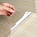 Tappeto Trasparente Tappeto Protettivo per Pavimento Salvapavimento Trasparente in Plastica PVC Ufficio Sedia Base Quadrato/Rettangolare