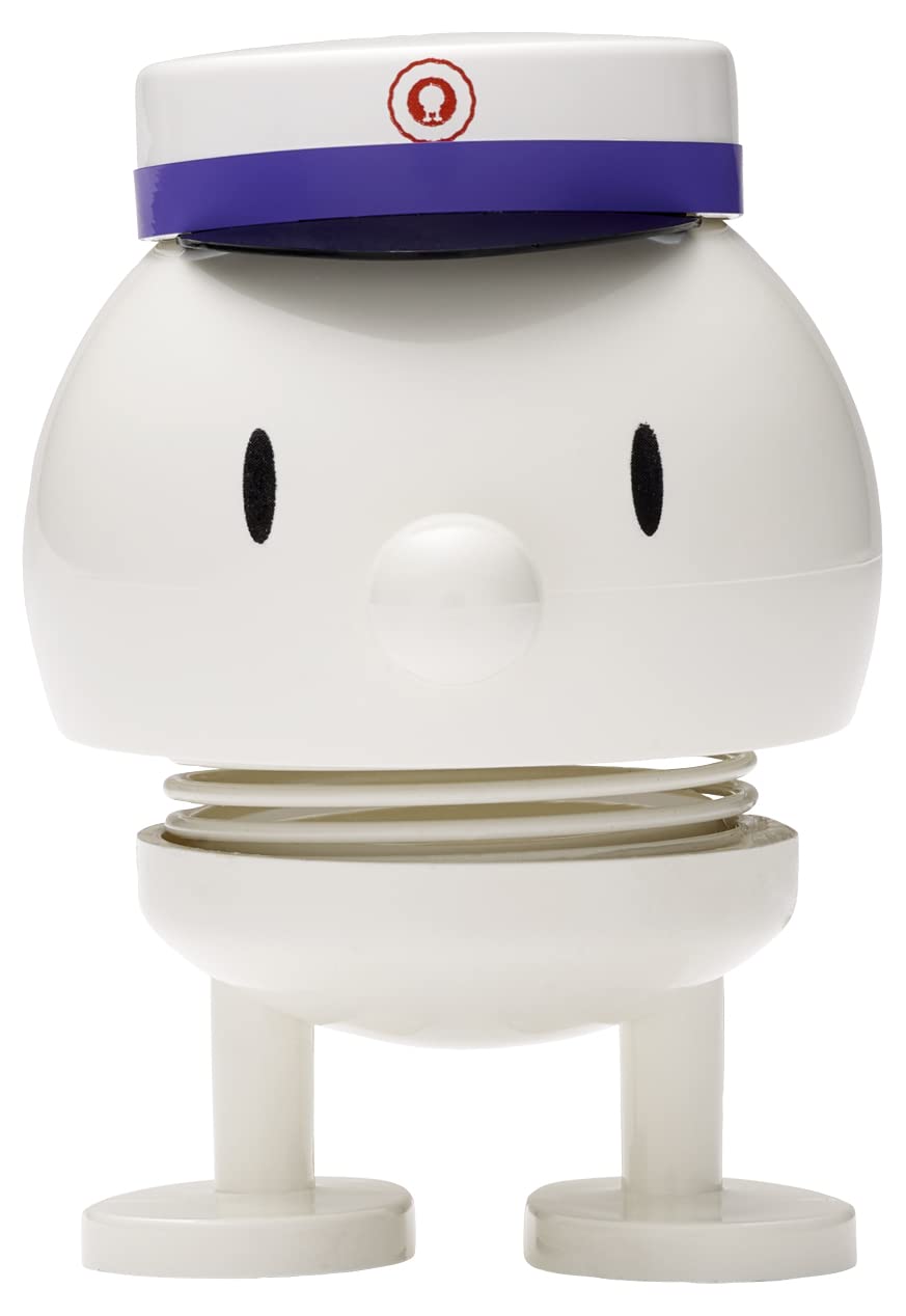 Hoptimist - Scandinavian Design - Student Small Bumble - Height 7.5 cm, Diameter 5 cm - White