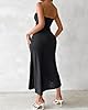 CHICME Women's Strapless Maxi Bodycon Dresses Wrap... #2