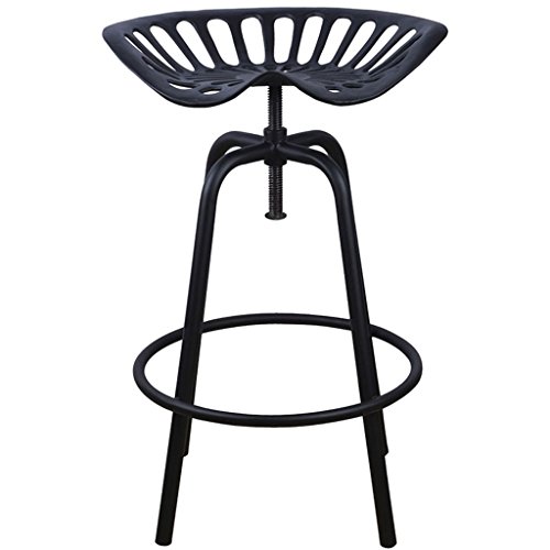 Image of Fallen Fruits Metal Tractor Seat - Black