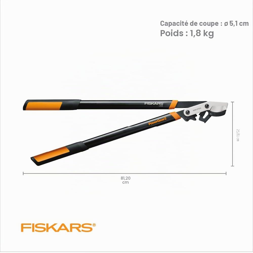 Fiskars Powergear2 Ébrancheur 81.28 cm, US import