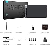 HUION Q620M Graphic Tablet 5080 lpi 266.7 x 166.7 mm USB Czarny
