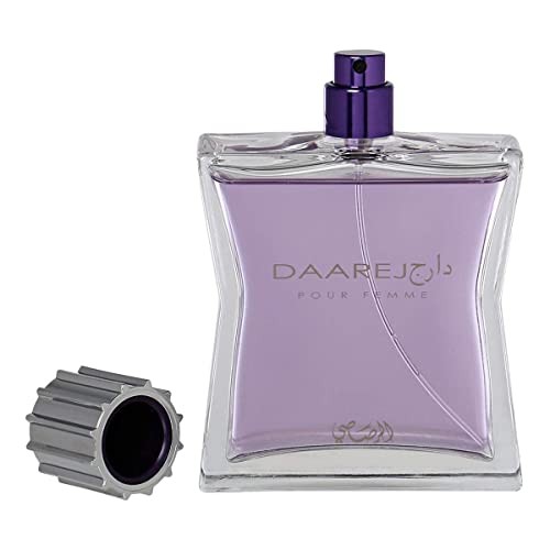 Rasasi Daarej Women - Eau De Parfum 100Ml (3.4 Oz) | Enchanting Patchouli, Sandalwood With Subtle Essence Of Vanilla And Rose #TOP2