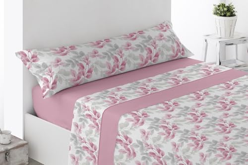 Energy Colors Textil   Hogar   Michigan   Juego Sábanas 3 Piezas Microfibra Verano para Colchón 200 centímetros de Largo (90)