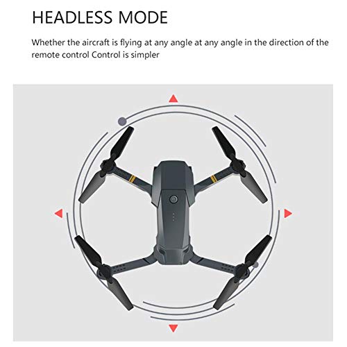 E58 Foldable Drone with 4K HD Camera, Multiple-Functions RC Quadcopter with Altitude Hold, RC Drone Remote Control Aircraft Live WiFi Flying Aerial Photography