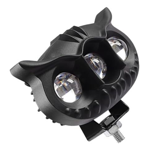 Doble Color en Luz LED para Motocicleta con diseño búho y foco auxiliar de alta intensidad.