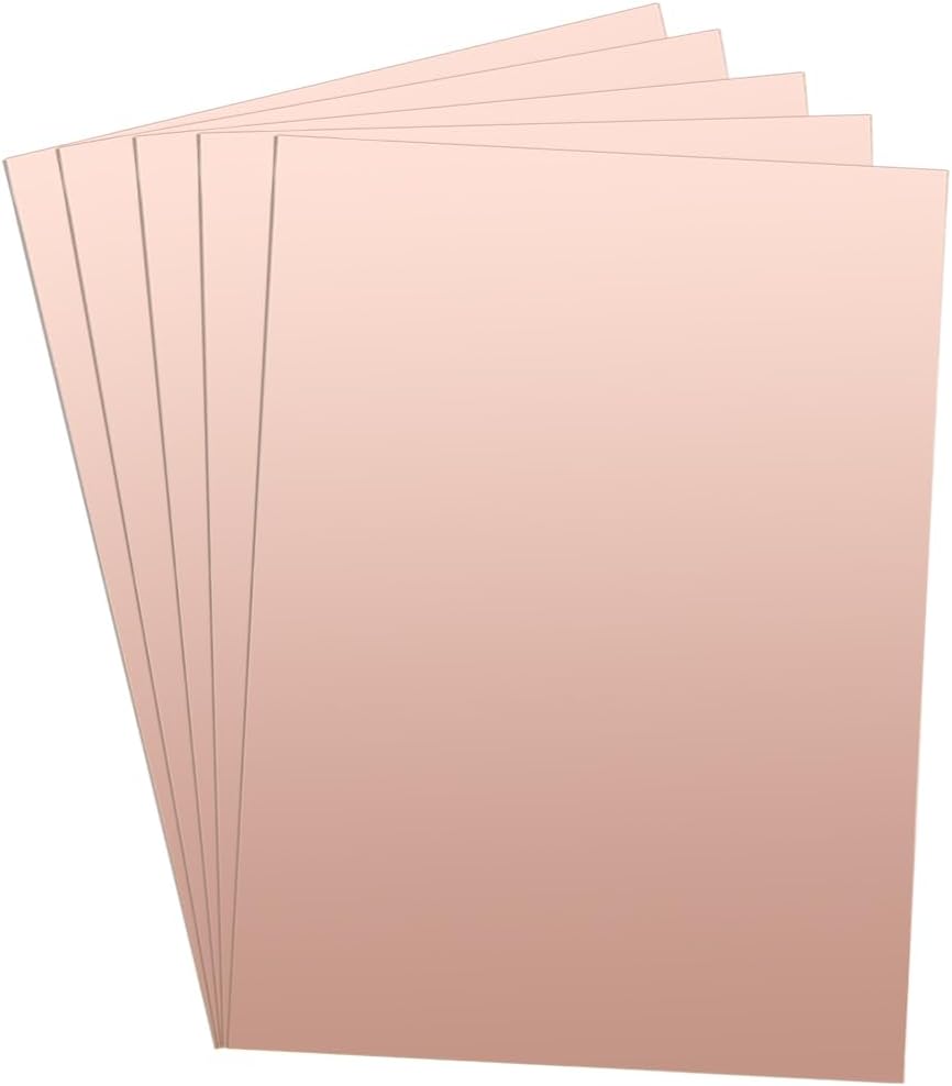 uxcell 5pcs 180x120mm Double Sided Copper Clad Laminate PCB Circuit Board FR4 1mm Thickness DIY Prototyping PCB Board