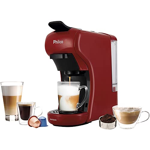 Cafeteira, Multicapsula PCF19VP, 2 xicaras, Preto, 110V, Philco