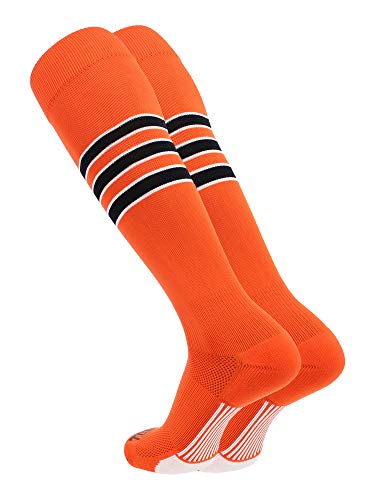 Image of Baseball & Softball Socks | USA Made Dugout Series Striped | Over the Calf | Sizing for Youth Boys, Girls, Men, & Women's