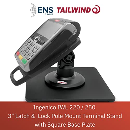 Base y Soporte ENS Tailwind para Ingenico IWL 220/IWL 250 Negro miniatura 2
