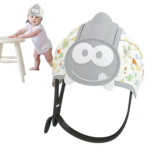 Protector de cabeza para bebé, cascos para bebé, protector de cabeza transpirable, casco de seguridad y ligero, cómodo protector de cabeza para bebés de 6 a 24 meses, protección diaria