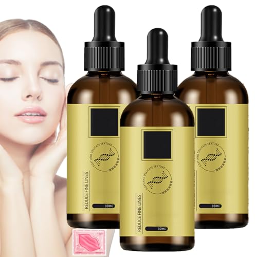 Sérum anti-rides liftant et raffermissant pour l'effet repulpant naturel du visage - Lot de 3