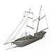 HAPYLY Scale DIY Hobby Wooden Ship Science Equipmen Assembly Model Boat Kits Sailing Boat Kit Decor Toy Gift (1:70)