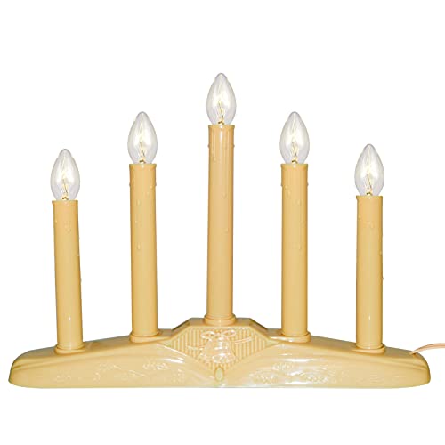 5 Lights Electric Window Candles, Christmas Window Candles with 6