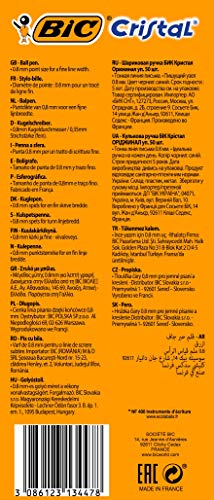 BIC Cristal Original Canetas esferográficas finas azuis 50 caixa