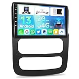 [2G+64G] Car Radio for Dodge Ram 1500 2500 3500 2002 2003 2004 2005, Android Touch Screen Car Play Stereo, Wireless Carplay/Android Auto/EQ Audio/SWC/Bluetooth + AHD Backup Camera -  EKAT