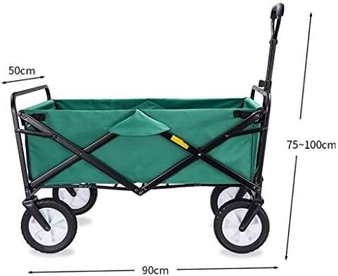 Einkaufswagen, faltbar, Gartenwagen, Allzweckwagen für Camping, Strand, Supermarkt – vielseitig einsetzbar beim Einkaufen und im Freien, einfache Lagerung und Transport – Bild 3