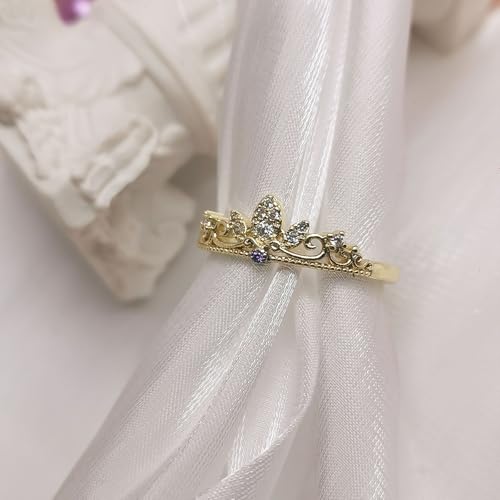 Enchanted Royal Tiara Bridal Ring Jewelry for Engagement, Cosplay & Halloween Costume Accessories Gift for Women4