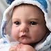 BABESIDE Lifelike Reborn Baby Dolls Boys - 17-Inch Real Baby Feeling Realistic-Newborn Baby Doll Soft Cloth Body Real Life Baby Dolls with Toy & Gift Box for Kids