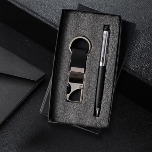 Image of 2 in 1Personalized Pen & Keychain With Name | Best for Birthday, Corporate, Teacher's Day, Boyfriend, and Event Gifting (Black)