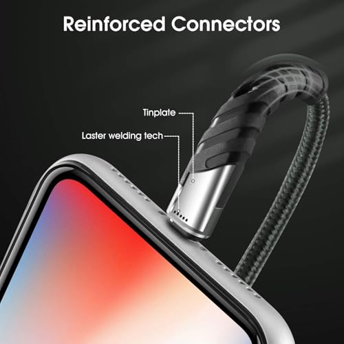 CyvenSmart (2 Pack) Long iPhone Charger 10ft for [MFi Certified], 10 Foot Lightning Cable Fast Charging Cord 10 Feet for iPhone 12/12 Pro/11/11 Pro/11 Pro Max/XS/XS Max/XR/X/8/8 Plus/7/7 Plus/6 Olive by CyvenSmart - Image 2