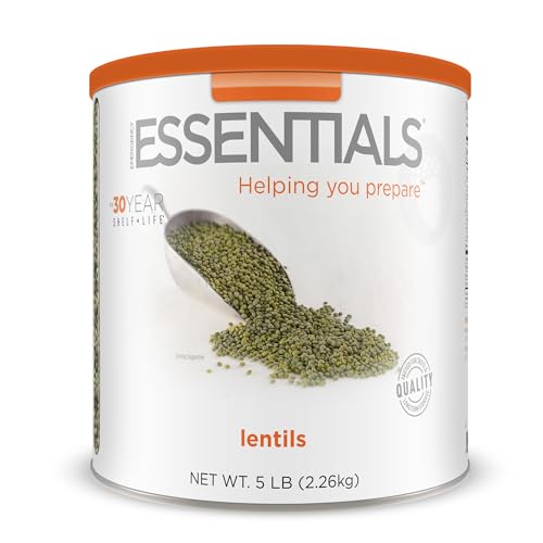 Emergency Essentials Lentils, Long-Term Emergency Food Supply, 48...