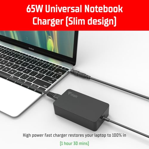 iTek ITNBSD65 Alimentatore Universale per Notebook 65W 8 Connettori Slim Design - 4
