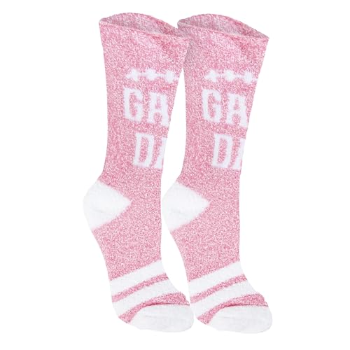 Image of World's Softest Cozy Collection Crew Socks - Smooth Multi Colors Cozy Socks - Knit Top Holiday Spirit Fashion Socks