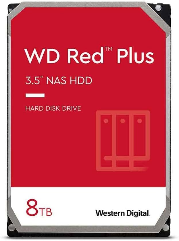 WD Red Plus 8TB NAS Hard Drive