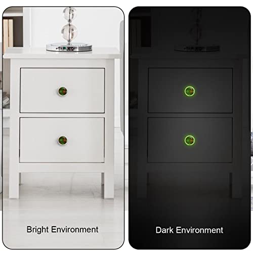 Boutons de placard de cuisine fluorescents pour ne plus chercher dans le noir